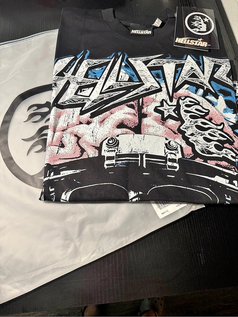 Hellstar Path To Paradise Tee Black Graphic Short Sleeve